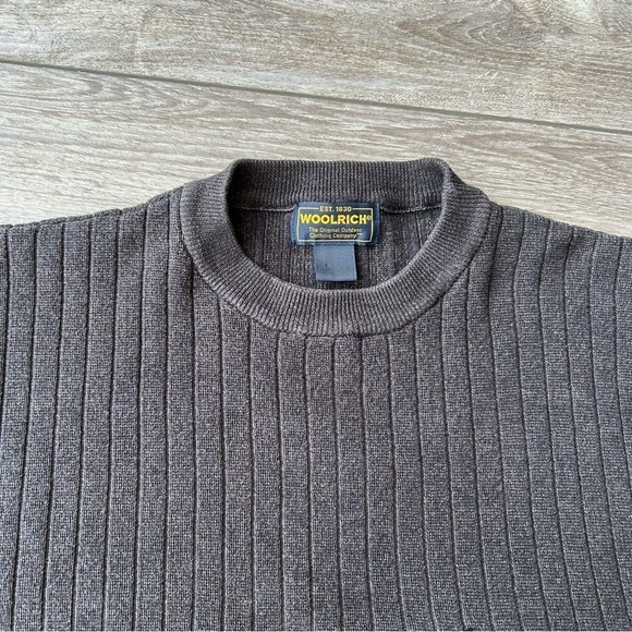 Vintage Woolrich Heavy Weight Grey Pullover Sweater - Picture 4 of 15